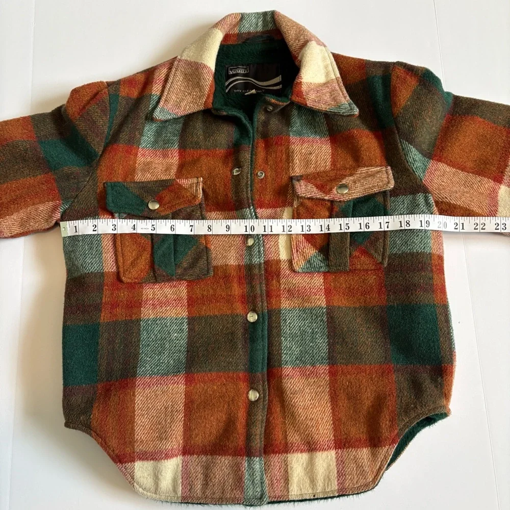 Vintage Rare Montgomery Ward wool Men's Plaid Jacket size M but fits smaller - Picture 11 of 15